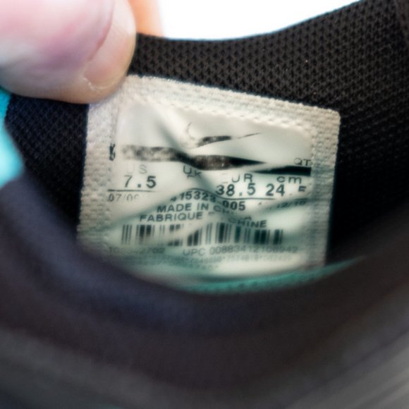 Nike LunarMX+ Flywire Women's Running Sneaker, Black / Blue, Max Air, Size 7.5 - Picture 8 of 8